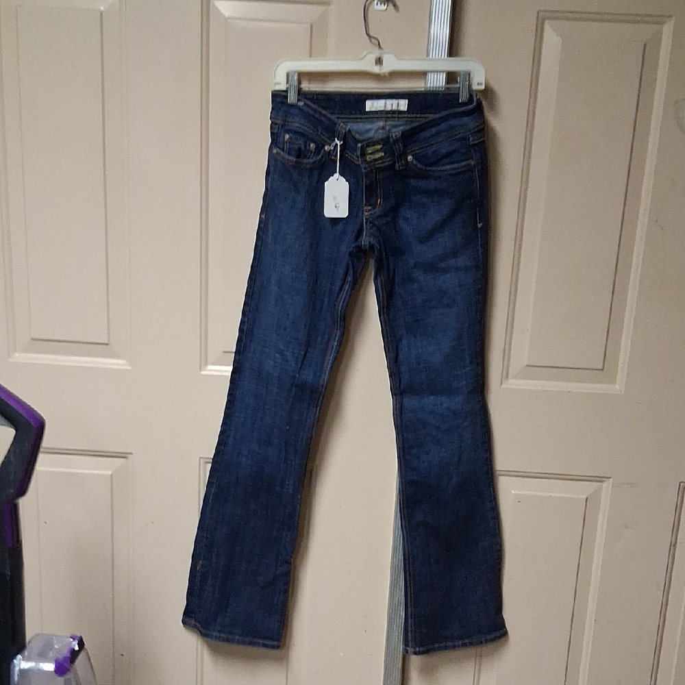Flying Monkey Dark Blue Flare Jeans